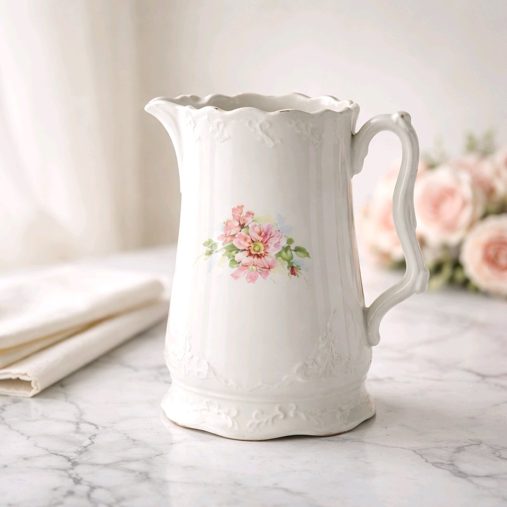 Vintage Vase with Brier Roses Pattern (VIN3)